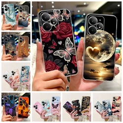 Funda Silicona Realme Neo 7 Turbo – Flor Mariposa Antigolpes