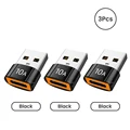 3 Type-c to USB Blac