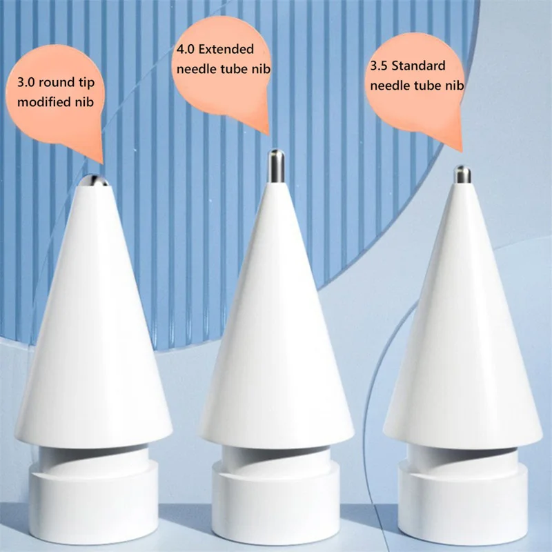 Puntas de lápiz para Apple Pencil, puntas de repuesto de 1a/2a generación, compatibles con iPad Pro Apple Pencil 1/2, punta de repuesto - imagen 3