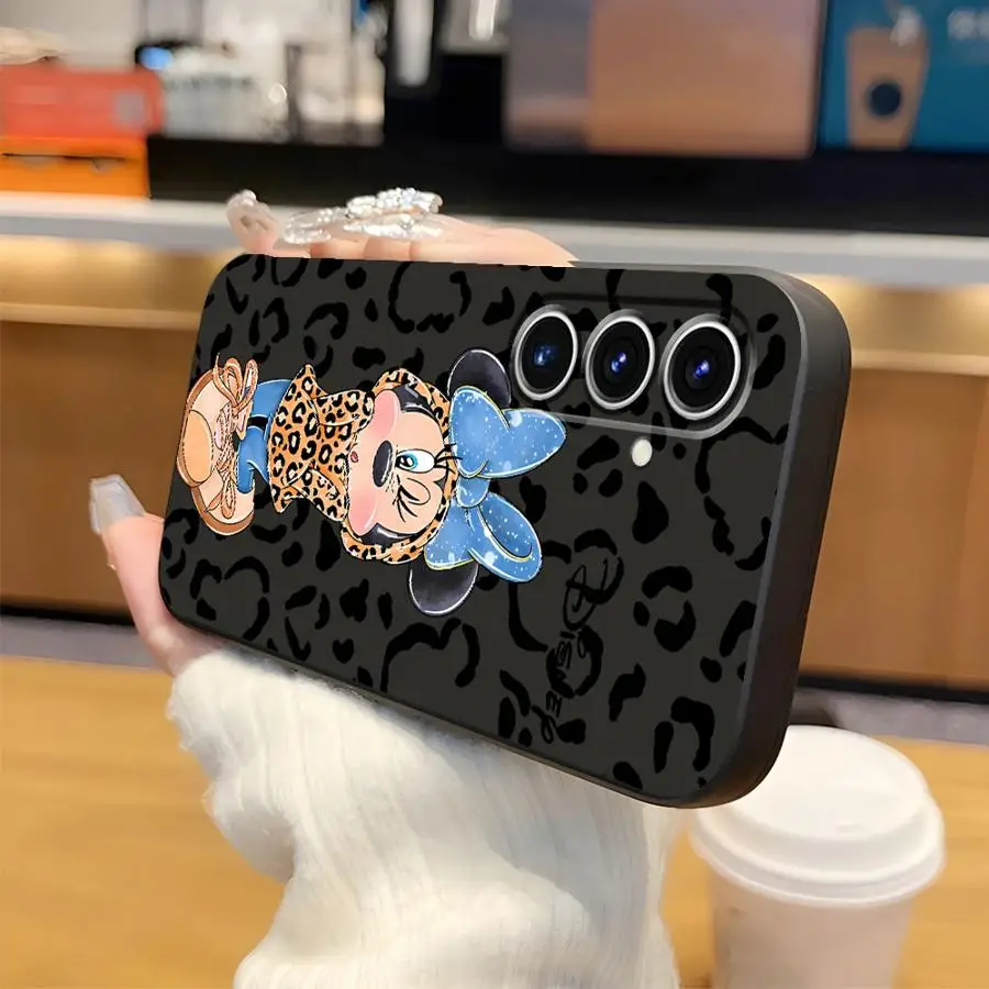 Funda para Honor Magic5Lite X9a 8X X6 X7 X8 90 70 200 400 Lite X5b funda de teléfono suave negra Minnie de Disney - imagen 5