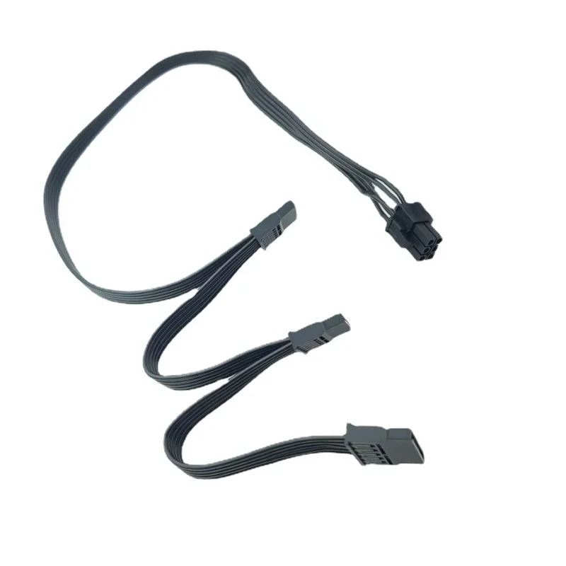 Alimentación de la placa base SATA de 6 pines a 3 puertos para Tt Smart SE 530W 630W 730W, Cable del módulo 18awg