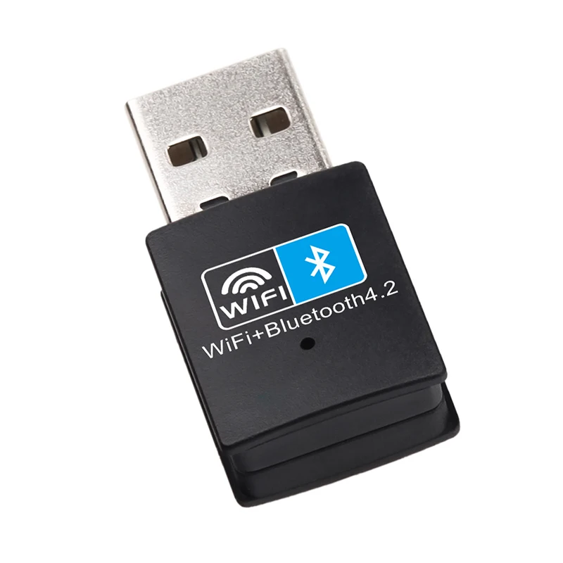 Adaptador Mini USB WiFi Bluetooth de 150Mbps, tarjeta de red inalámbrica, receptor de señal de antena 802.11N, Dongle USB Bluetooth para PC y portátil