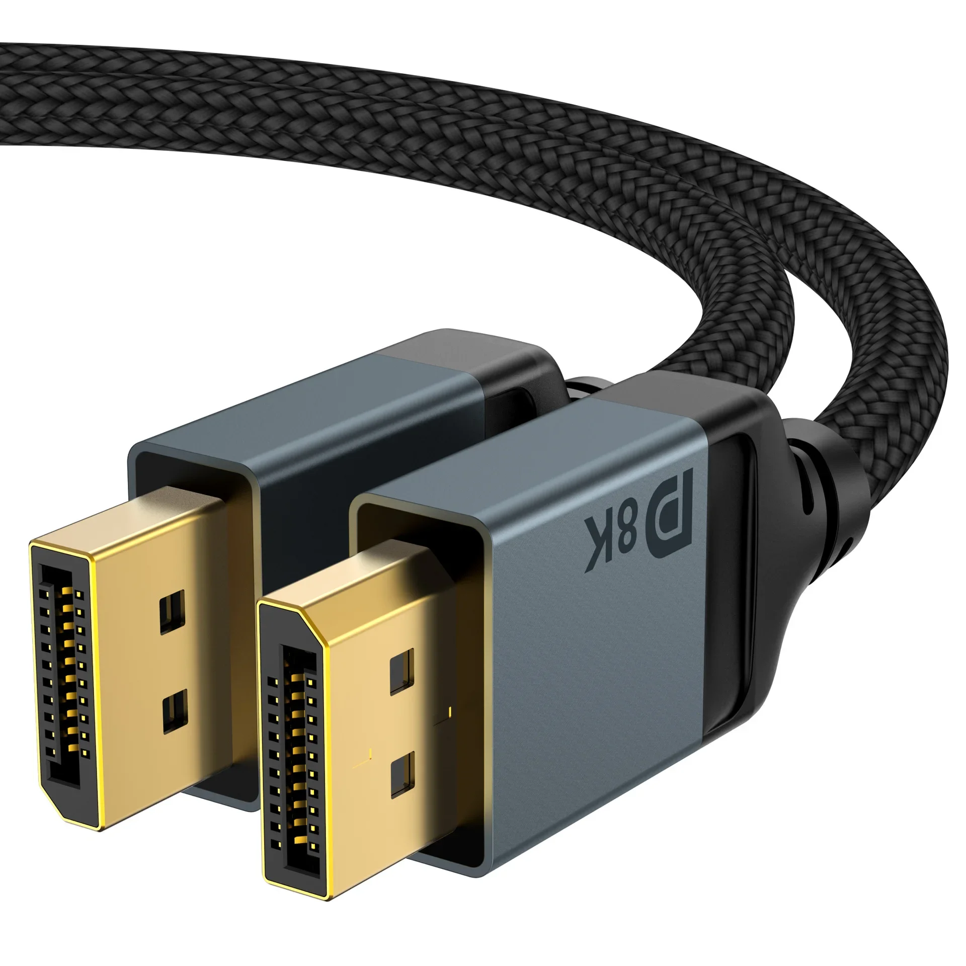 Cable 8K 60Hz DP 1,4 2M 3M Cable Displayport 4K @ 144Hz Cable macho HDR10 DP de alta velocidad para PC portátil Monitor de juegos, tarjeta gráfica - imagen 3