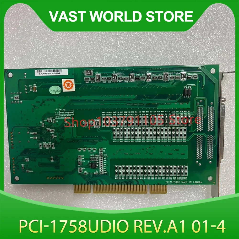 Tarjeta de E/S digital aislada de 64 canales PCI-1758UDIO REV.A1 01-4