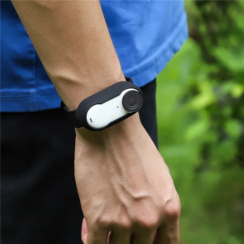 Pulsera de silicona para Insta360 GO 3 GO 3S funda protectora para Insta 360 GO 3 GO3S accesorio de Cámara de Acción - imagen 5