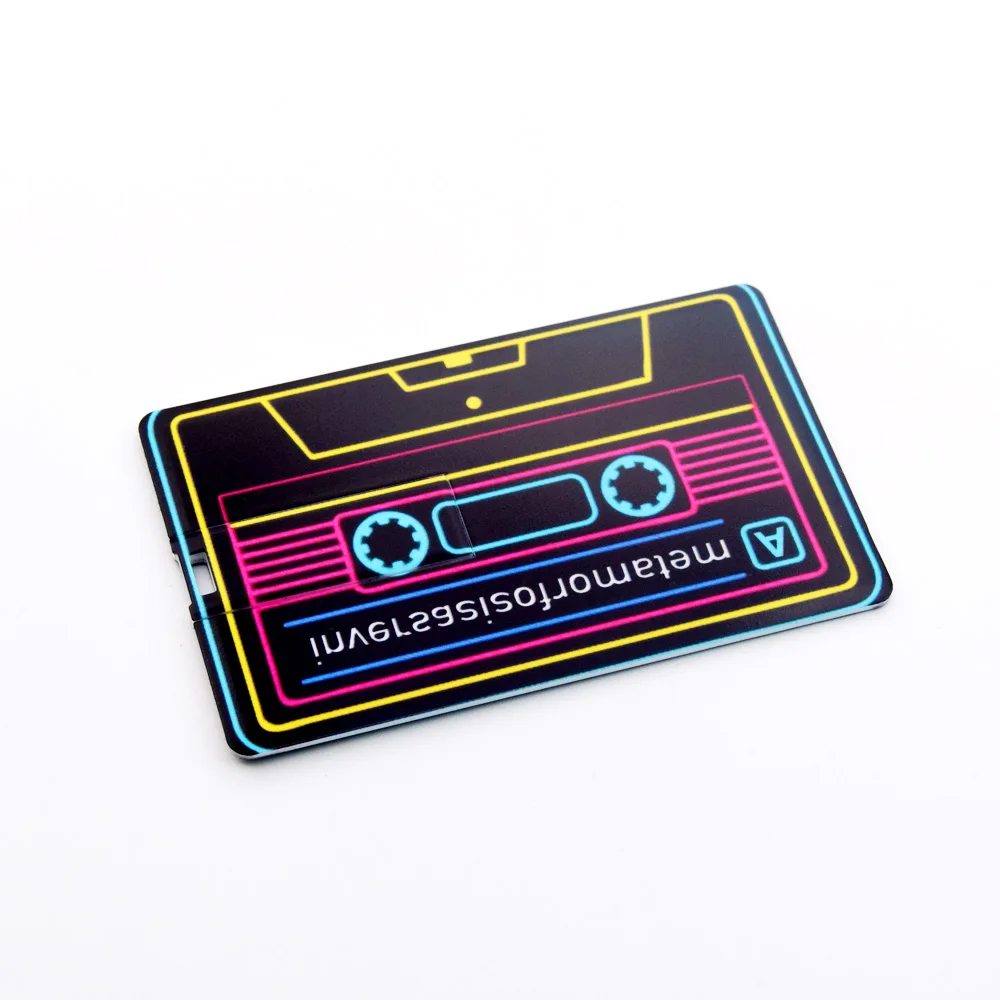 30 unids/lote tarjeta de crédito blanca de alta velocidad USB 2,0 unidad Flash tarjeta de memoria Pendrive 4GB 8GB 16GB 32GB 64GB para regalos logotipo personalizado - imagen 3