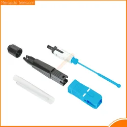 Conector rápido de fibra óptica FTTH SC/UPC de fusión en caliente
