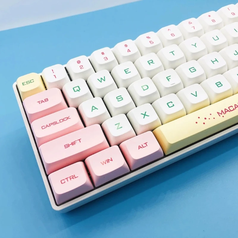 XDA PBT Keycaps Macaron 125 teclas para teclado mecánico DyeSub - imagen 2