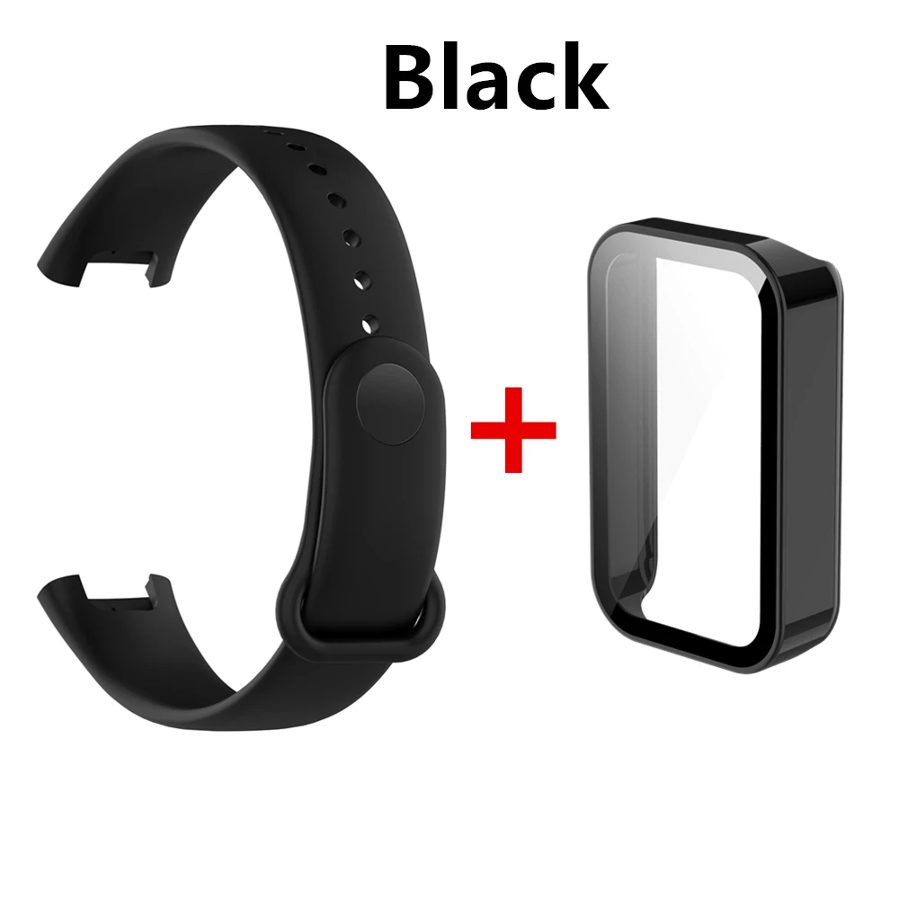 Funda protectora de pantalla para Xiaomi Redmi Band Pro, correa de silicona para pulsera, Correas de reloj - imagen 2