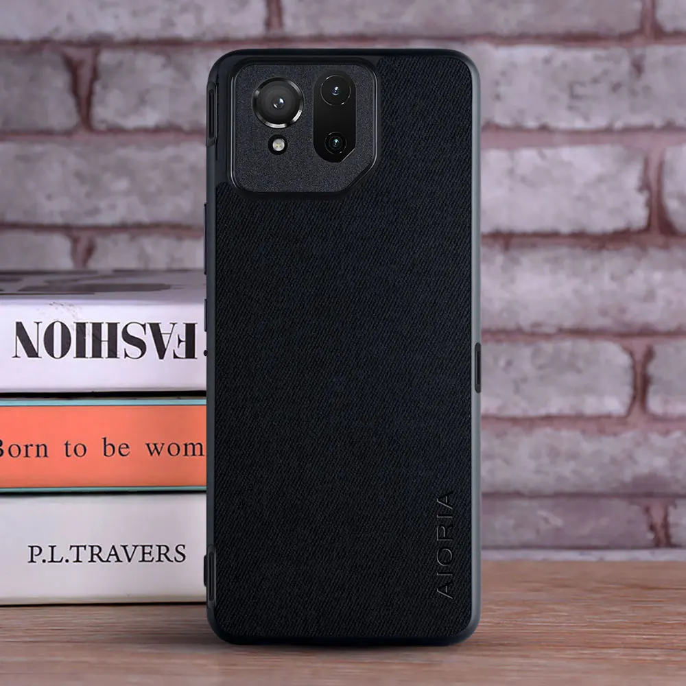 Funda para Asus ROG Phone 9 Pro funda suave Master textil duro cuero moda teléfono cubierta Coqua para asus ROG Phone 9 Pro funda - imagen 4