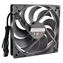 Ventilador Refrigeración CPU 120mm Rodamientos Dobles DC 12V para Prestige P100