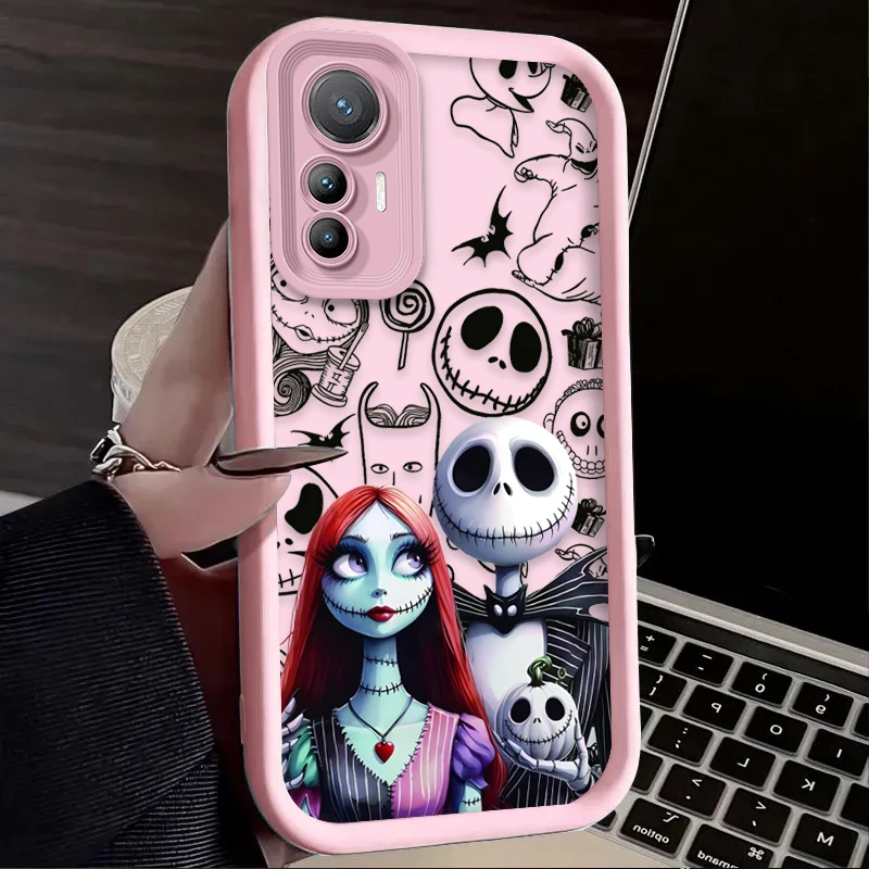 Funda para Xiaomi Poco M5S F6 F5 X7 X6 X5 X3 NFC F3 M6 Pro Mi 14 13 12 11 Lite 5G 13T 12T 11T 14T Pro pesadilla antes de Navidad - imagen 3