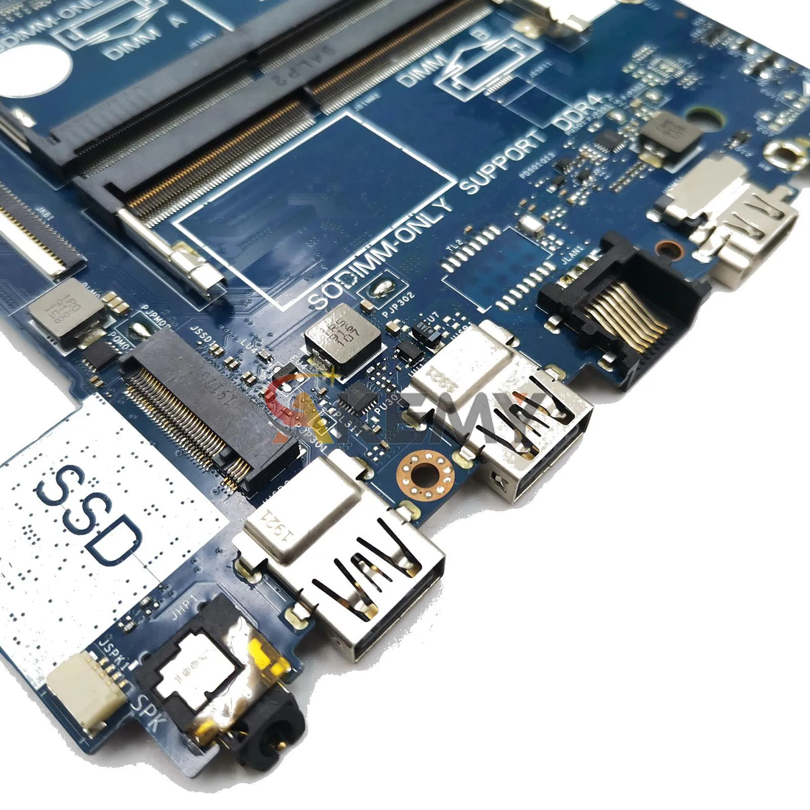 Para Dell Inspiron 3490 3590 5494 placa base de computadora portátil LA-G716P con i5 i7 10th Gen CPU V2G GPU P43V7 100% probado OK - imagen 4
