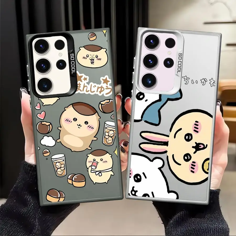 Funda para Samsung Galaxy S21 S23 S23 S22 Note 20 Ultra S24 FE S25 S20 Plus funda trasera para teléfono Linda Chi-ikawaS