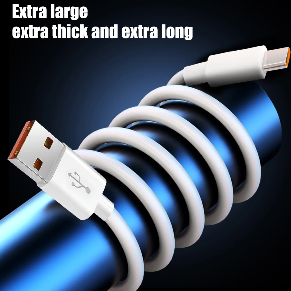 Cable de carga tipo C ultralargo de 12M, transferencia de datos de alta velocidad para PC, Cable de datos USB C, Cable de cargador Extra extensor para cámara de seguridad - imagen 5