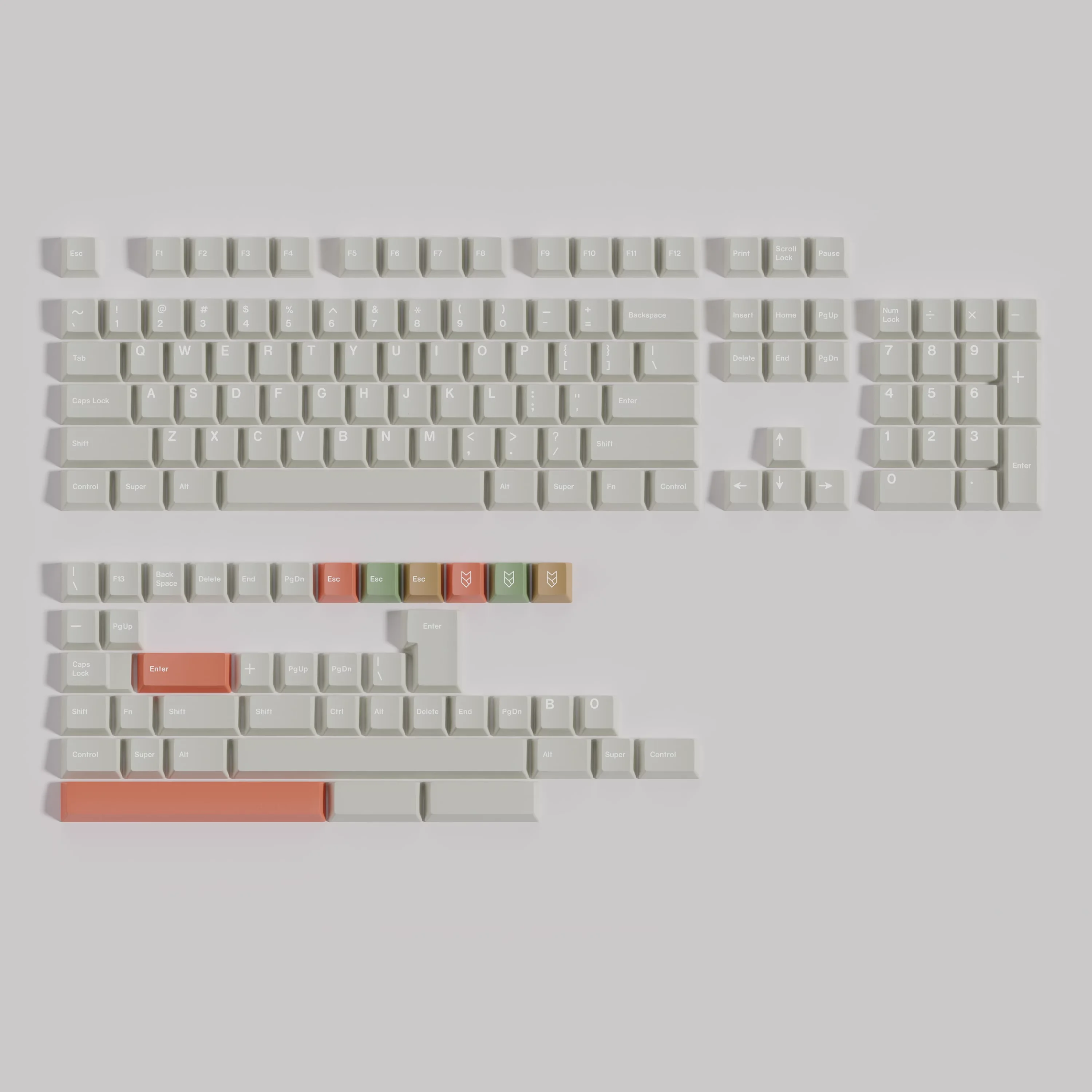 GMK-teclas de Material moderno, 146 teclas, Material PBT, perfil de cereza, DYE-SUB para teclado mecánico MX Switch 64/68/75/84/87/98/104 - imagen 4
