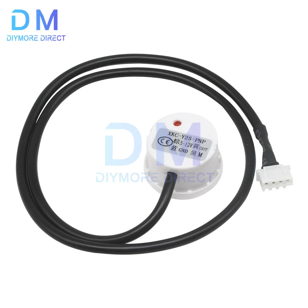 XKC Y25 PNP 5V-12V Sensor de nivel de líquido interruptor Detector agua sin contacto Sensor de inducción interruptor de Control - imagen 5