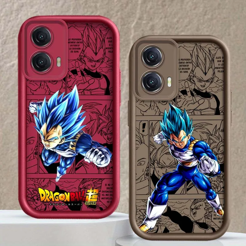 D-Dragon Ball-funda Vegeta cómica para Motorola MOTO Edge G85 G54 G35 G34 G32 E22 E14 G04 50 5G, funda de teléfono con escalera ocular - imagen 2