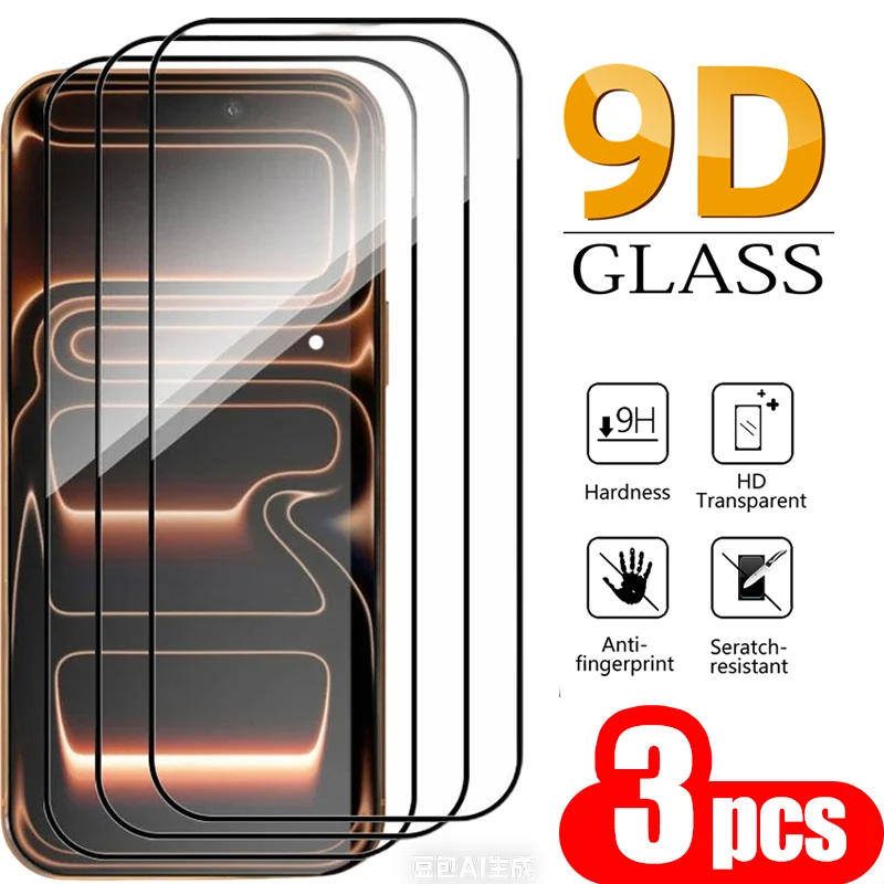 3 uds Protector de pantalla completa para Samsung Galaxy S25 Ultra S24 Plus S23 S22 S21 S20 FE A73 A06 A05s A71 vidrio templado