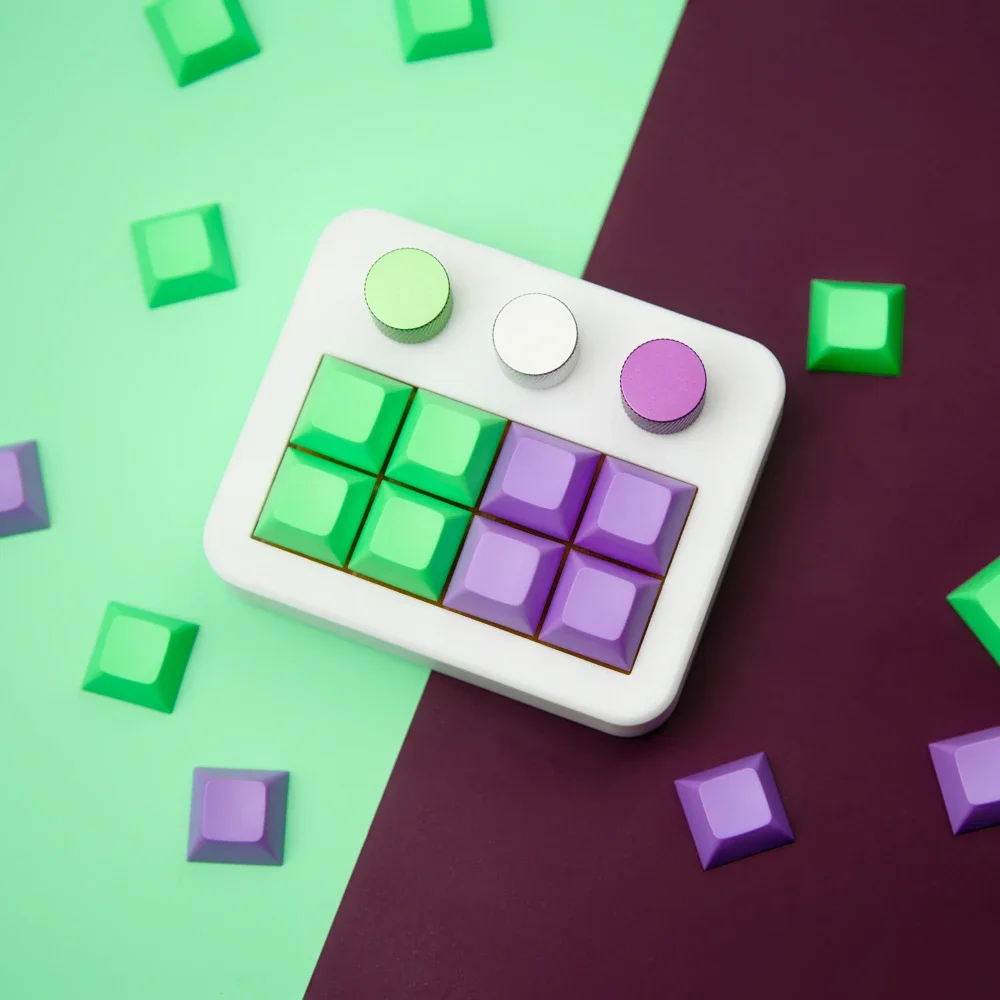 Personalizado Mir T8 + 3 teclado numérico diseñadores T8 con cable Oled Mini teclado Macro teclado de atajo RGB PBT teclados de oficina de intercambio en caliente - imagen 3