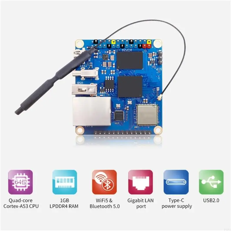 P9FA Zero3 H618 64 Bit USB2.0 Wifi5+BT 5.0 Open Source Single Board Computer - imagen 2