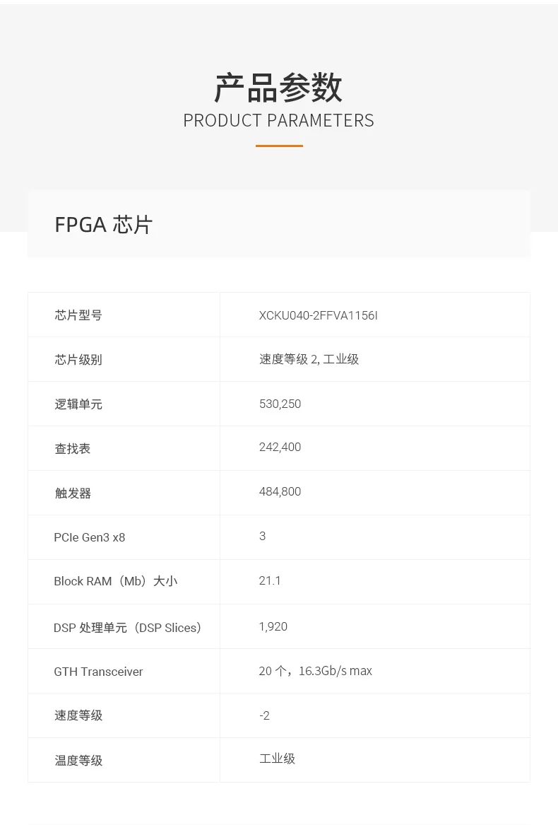 ALINX AXKU041: Xilinx Kintex PCIE ultraescala 3. 0 FPGA Boad SFP - imagen 4