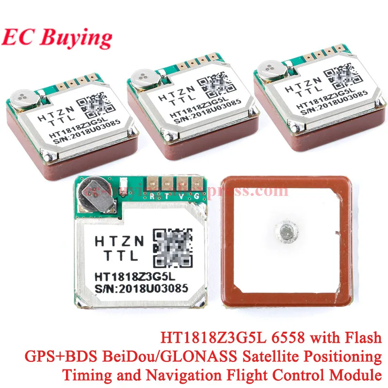 10 uds/1 unidad HT1818Z3G5L con Flash AT6558R GPS + BDS Beidou GLONASS módulo de posición sincronización satelital navegación para monitoreo de automóviles