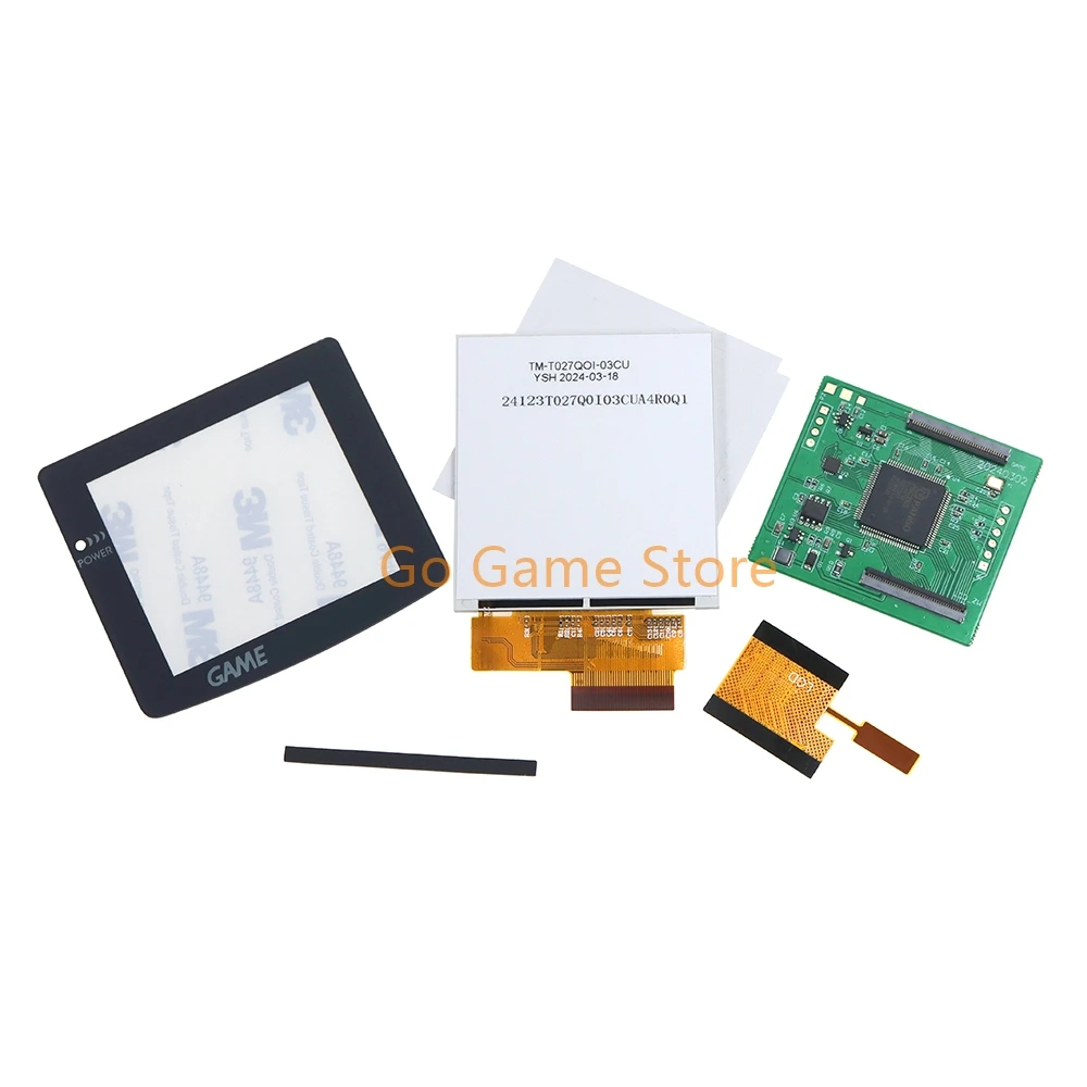 1 Juego para GBC V4.0, fácil de instalar, pantalla LCD IPS de alto brillo de 2,6 ", adecuada para Nintendo Gameboy Color GBC