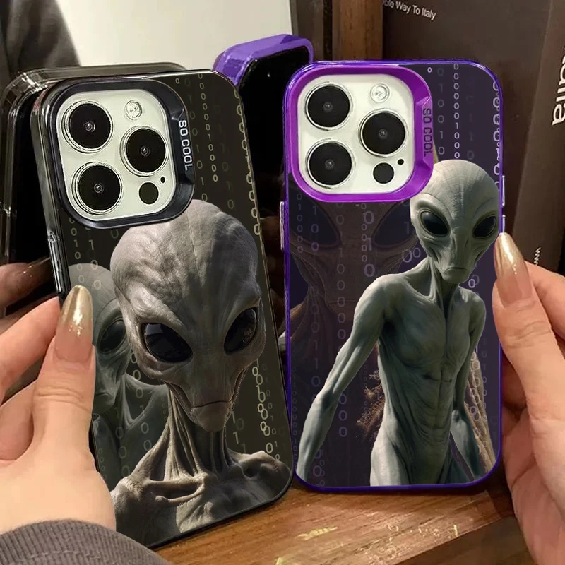 Funda de teléfono Alien con código de moda para Samsung Galaxy A23 A55 A15 A35 A25 A05 A05S 5G A34 A24 A14 A54 A53 A13 A33 A32 A52 A52S - imagen 2