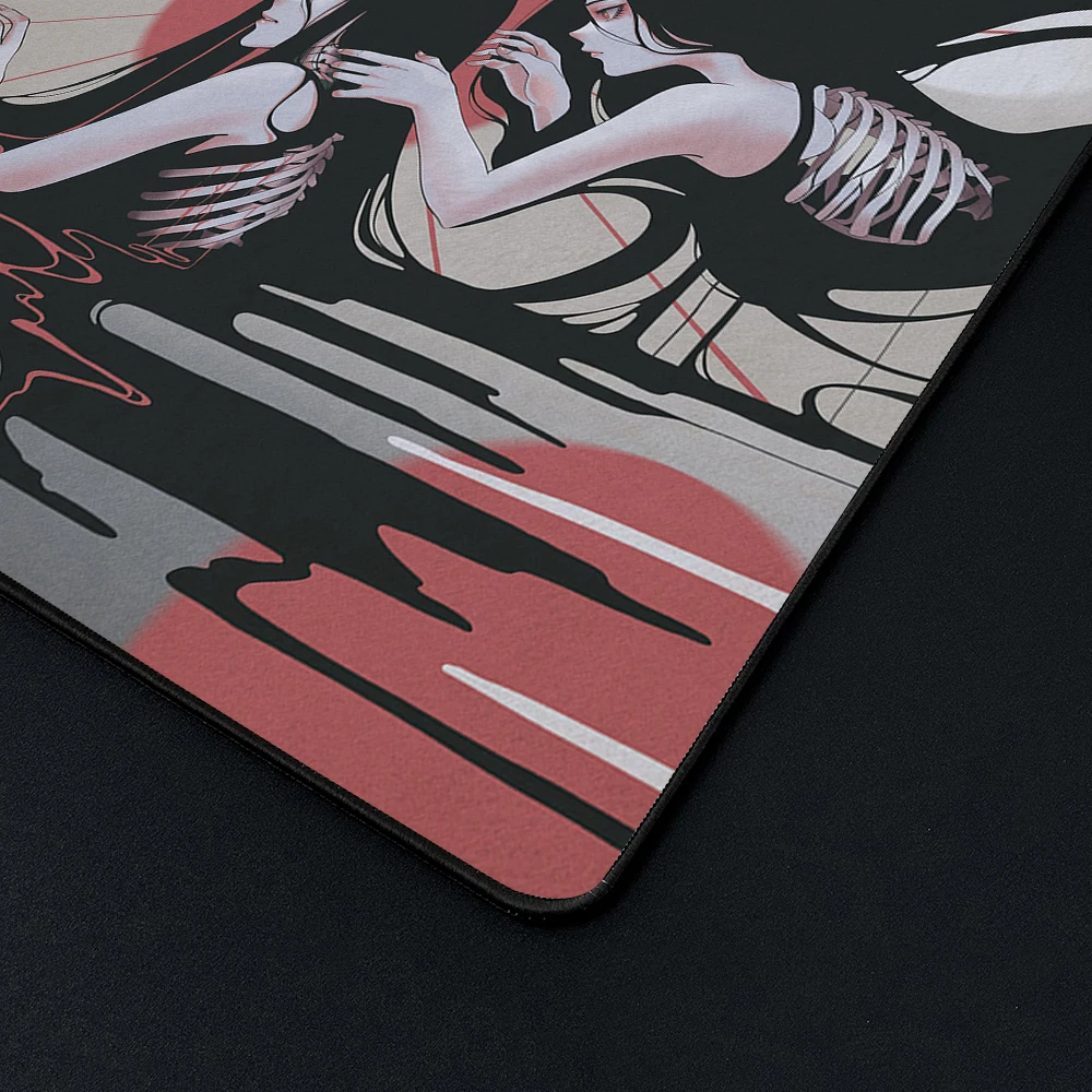 Alfombrilla de ratón de goma Premium para juegos, alfombrilla de ratón de equilibrio de Anime, parte inferior antideslizante de alta elasticidad, alfombrilla de ratón profesional para juegos de deportes electrónicos - imagen 5