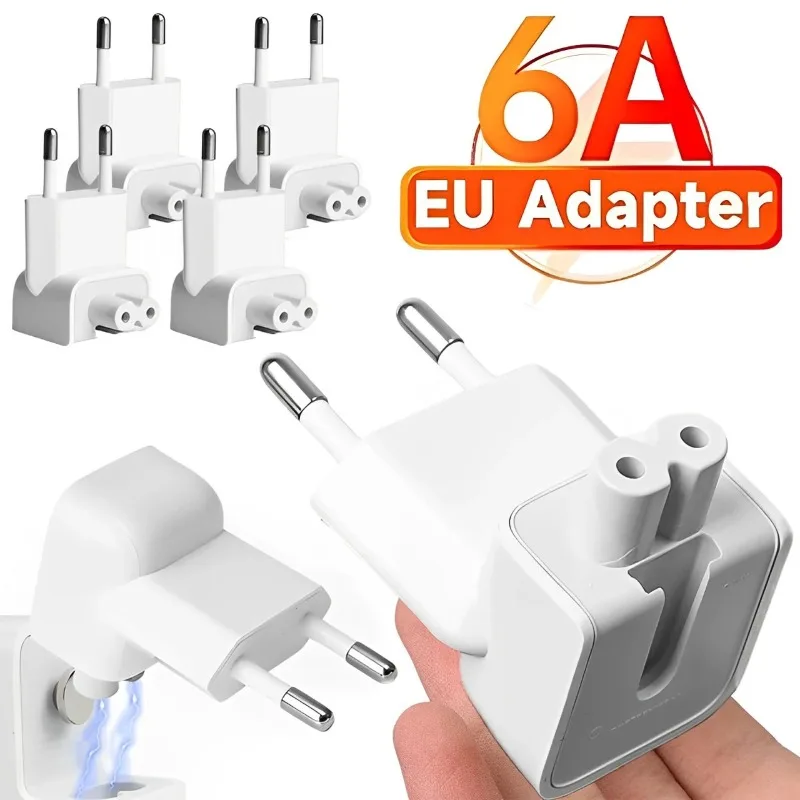 Paquete de 5/1 enchufe de pared de CA UE cabeza de pato para Apple IPad MacBook Pro Air Magsafe carga rápida convertidores de ordenador portátil adaptadores de cargador