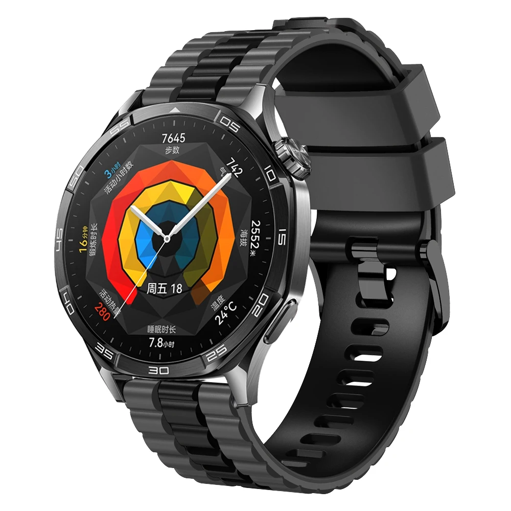 Correa de reloj de 22mm para Huawei Watch GT 5 GT5 Pro, Correa de 46mm para Huawei GT 4 3 2 GT4/GT3/GT2 Pro, pulsera de silicona de 46mm - imagen 3