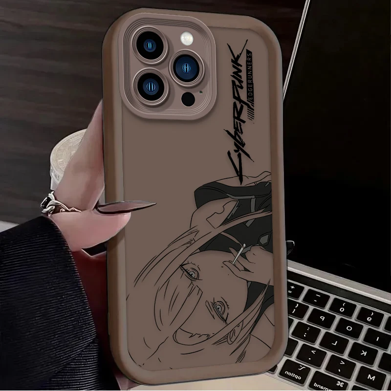 Cool Edgerunners C-Cyberpunks Case For iPhone 16 16E 15 14 13 12 11 Pro Max X XS X S Max XR SE 2020 SE4 7 8 Shockproof Cover - imagen 5