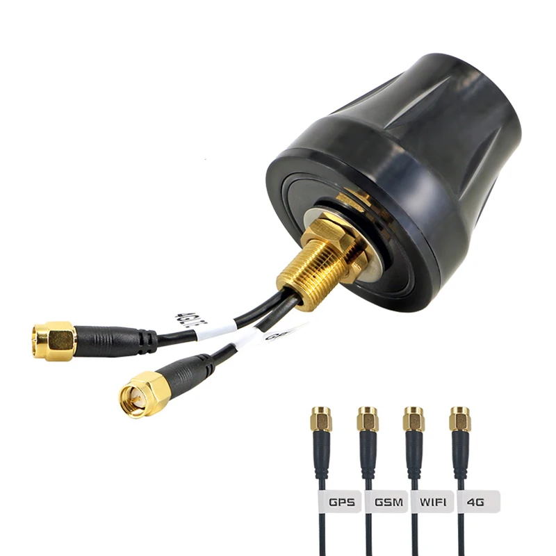 Antena combinada de doble banda para exteriores, amplificador de señal de largo alcance, WiFi/4G/GSM/GPS, impermeable, 5/28dBi, SMA macho, Cable de 3 metros - imagen 5