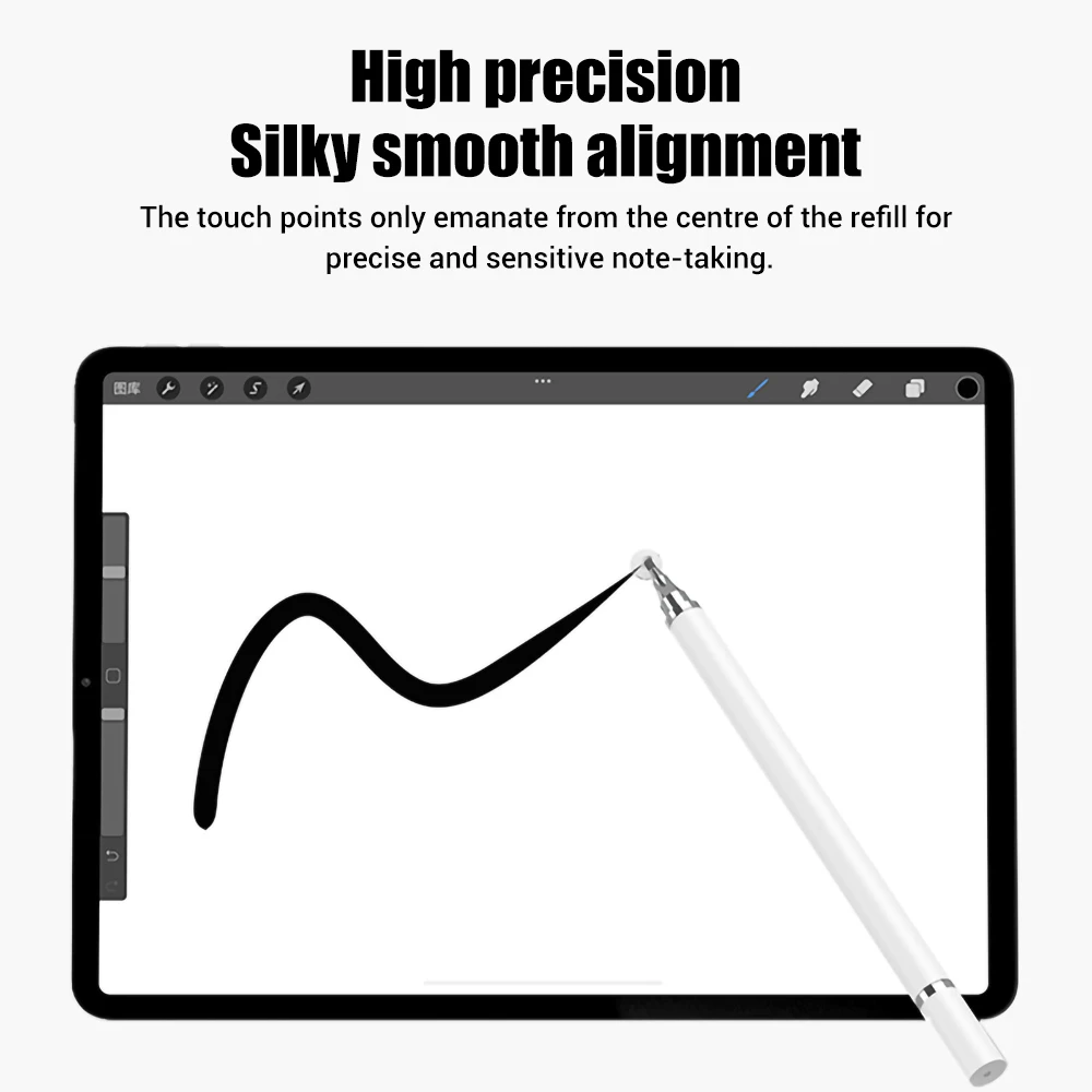 Lápiz óptico universal 2 en 1 para tablet y móvil – Punta fina - imagen 5