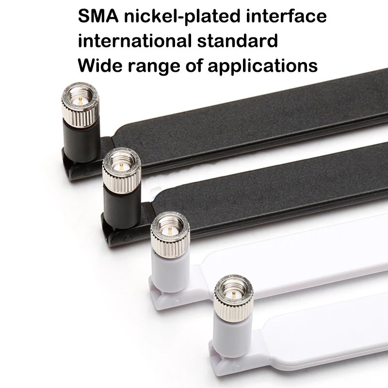 Antena WiFi 4G LTE, amplificador de señal móvil de alta ganancia de 10dbi para mejorar la velocidad de la estabilidad de la red del enrutador WiFi móvil interior, 2 uds. - imagen 4