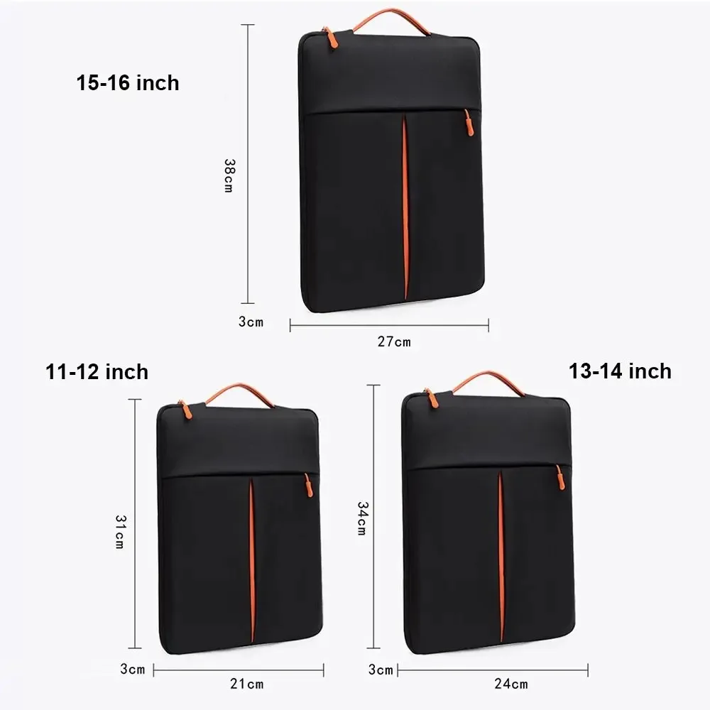 Bolso para ordenador portátil de 13/15/16 pulgadas, funda para Ultrabook, funda para ordenador portátil, bolsa de negocios a prueba de golpes para Apple/Lenovo - imagen 3