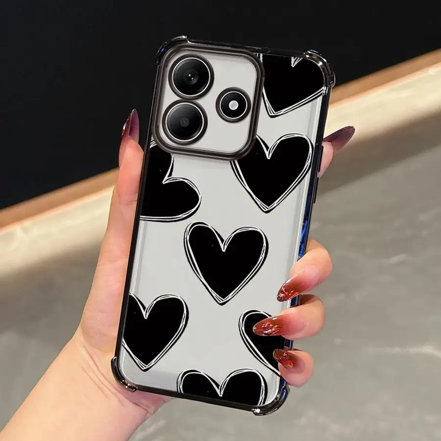 Funda creativa con forma de corazón de amor para Redmi Note 10 Lite 14 Pro Plus 11 12 13 10 Pro 10s 11s 9S funda suave - imagen 2