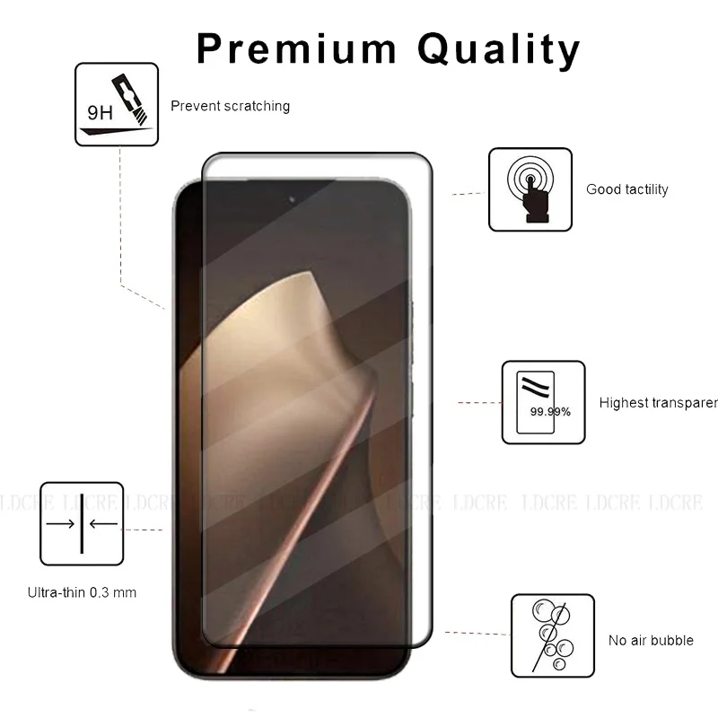 6 en 1 para Xiaomi 15T Pro vidrio para Xiaomi Mi 15T vidrio templado 9H Protector de pantalla de cubierta completa para Xiaomi Mi 15T Pro lente de vidrio - imagen 2