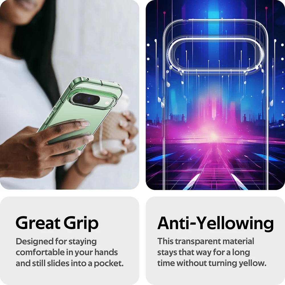 Funda suave de silicona delgada a prueba de golpes para Google Pixel 10 9A 9 ProXL 8 8A 7 7A 6 6A Pro XL funda trasera transparente Fundas transparentes - imagen 2