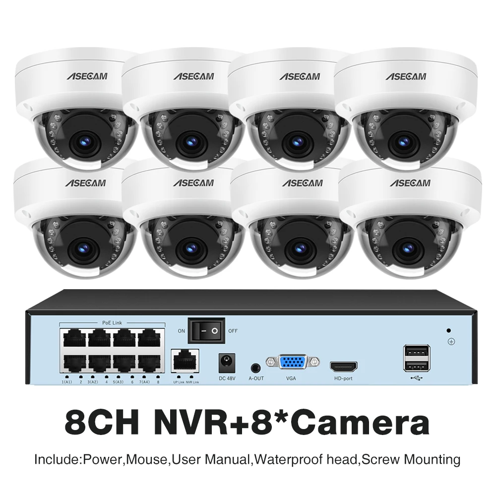 8CH NVR and 8 Camera