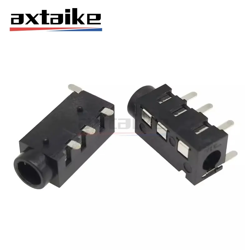 10 Uds. Conector de auriculares de 3,5mm conector de Audio 4 pines DIP SMD accesorios para reproductor MP3 MP4 conector hembra PJ320A 0.5A 30V DC PJ-320D - imagen 2