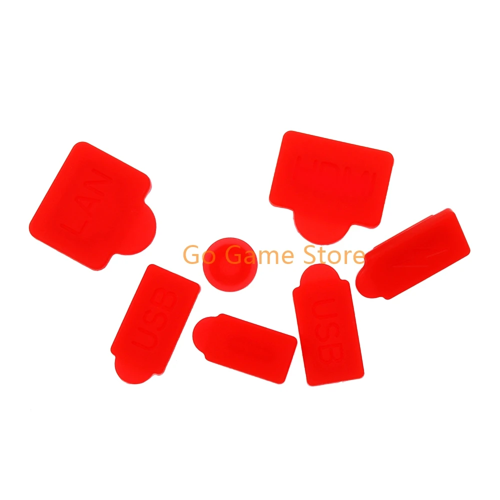 1 Juego de tapones antipolvo 7 en 1, interfaz USB, cubierta a prueba de polvo para PlayStation 5, PS5, accesorios de juego de repuesto