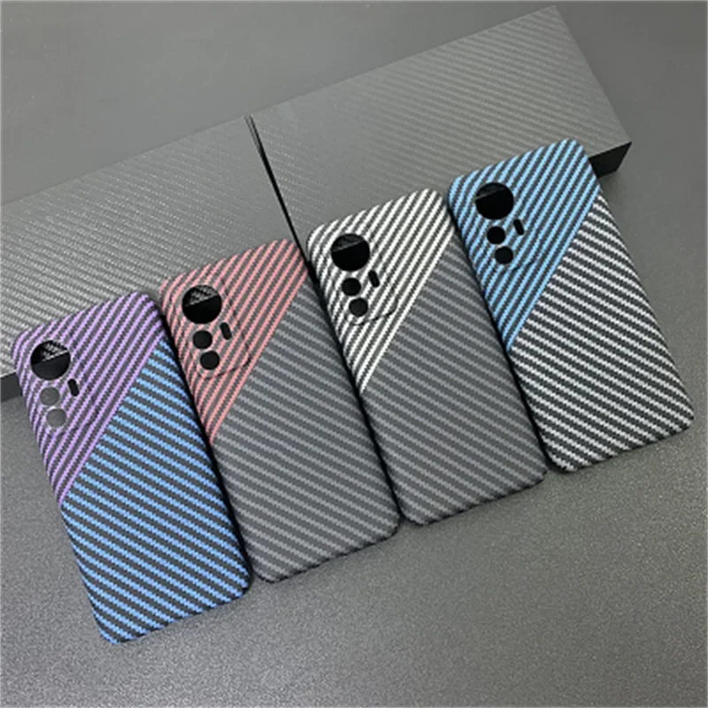 Funda de rayas de fibra de carbono para Xiaomi 12T, 12 Ultra, 12S, 12X, 12Pro, 11Ultra, 11, 10Pro, elegante, delgada, a prueba de golpes, Mi12T