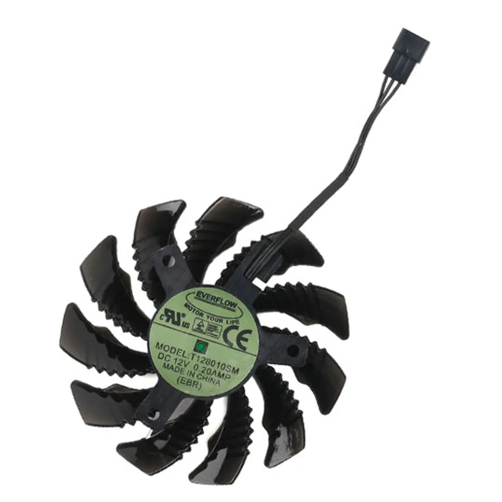Ventilador de tarjeta de vídeo para Gigabyte GTX 960 GV-N960WF2CN-2GD 78MM T128010SM PLD08010S12H GTX960, ventilador de refrigeración de tarjeta gráfica - imagen 3