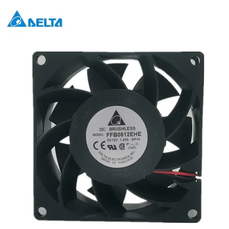 Nuevo delta 8038 12V 1.35a 8cm FFB0812EHE ventilador de refrigeración de gran volumen de aire - imagen 3