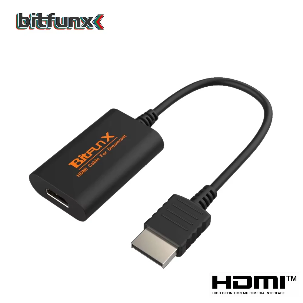 Adaptador HDMI Bitfunx para Sega Dreamcast – Audio y Video Digital