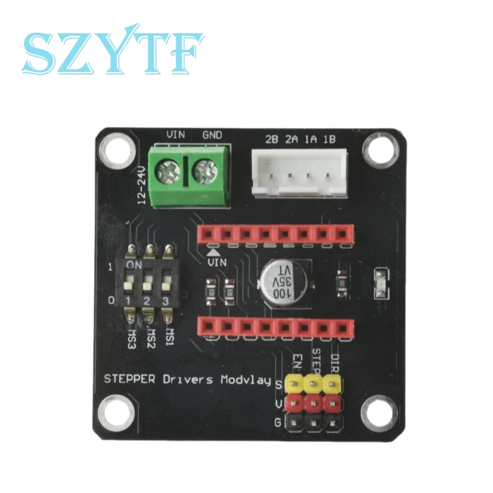 DRV8825 A4988 impresora 3D, controlador de Motor 42 paso a paso, módulo de protección de expansión para controladores de Motor de CC Arduin R3 Ramps1.4 - imagen 5