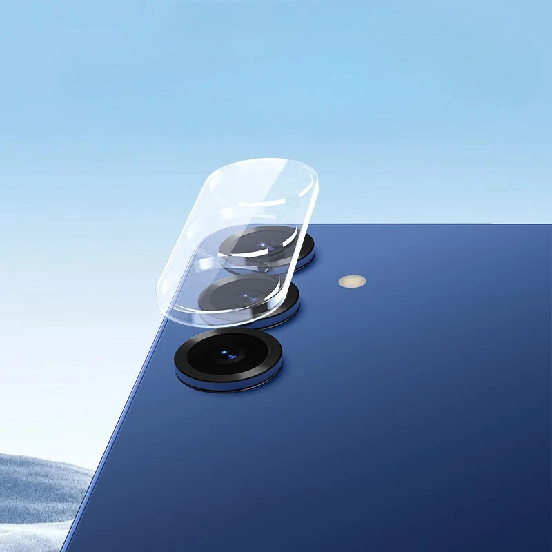 Protector de lente de cámara 3D para Samsung Galaxy S25 FE, Protector de pantalla de cubierta de lente para Samsung S25FE, cubierta completa de lente de vidrio templado - imagen 3
