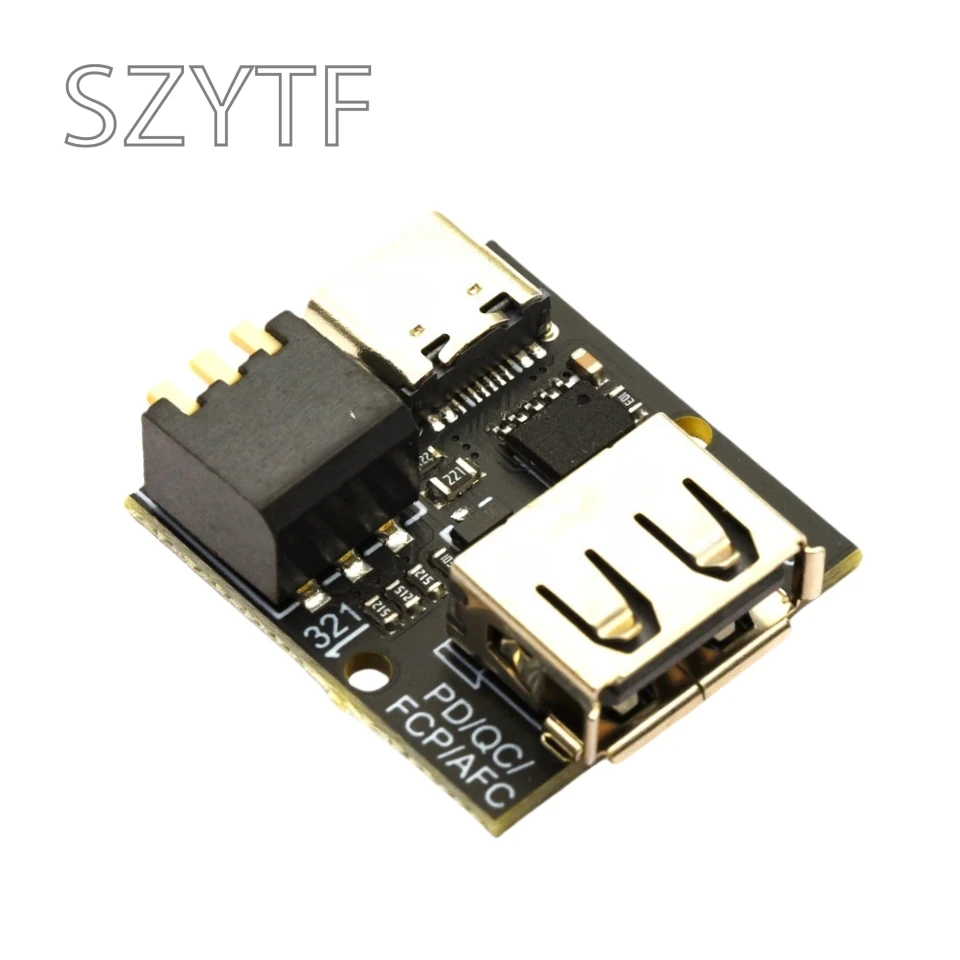 PD Decoy QC/AFC/FCP batería de carga rápida adaptador de disparo de carga rápida para cargadores de portátiles 9V 12V 15V 20V con interruptor de Dial - imagen 5